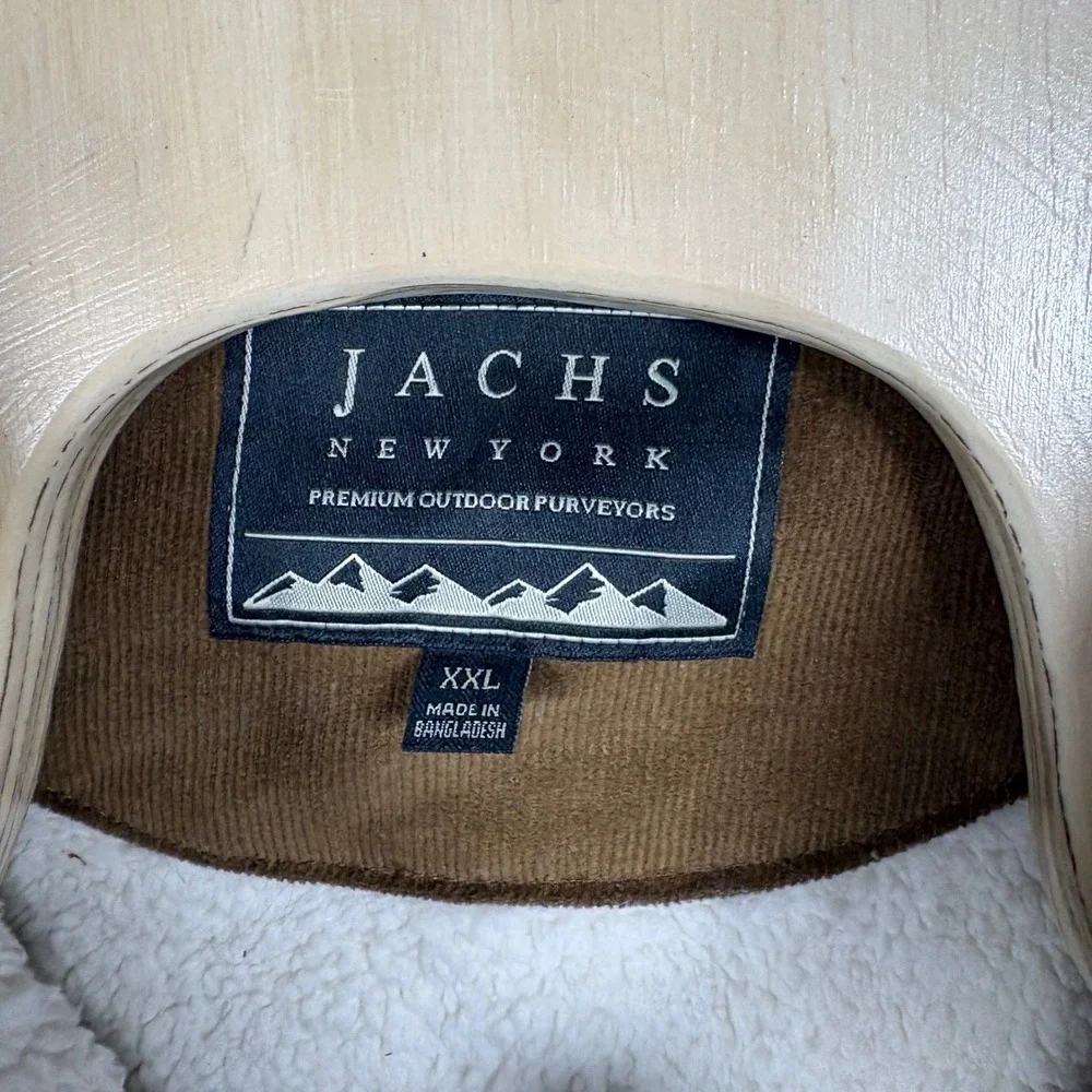 Jachs NY Mens XXL Sherpa Lined Southwestern Shirt Jacket Grey Blue Aztec - Picture 3 of 6